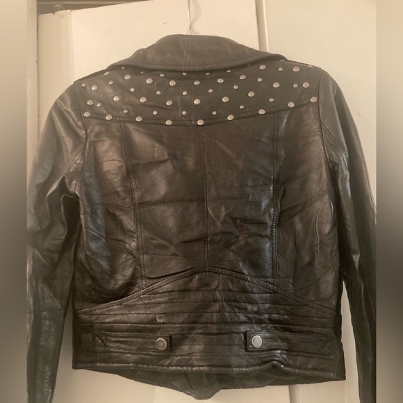 TRF Zara leather studded jacket - Picture 2 of 2